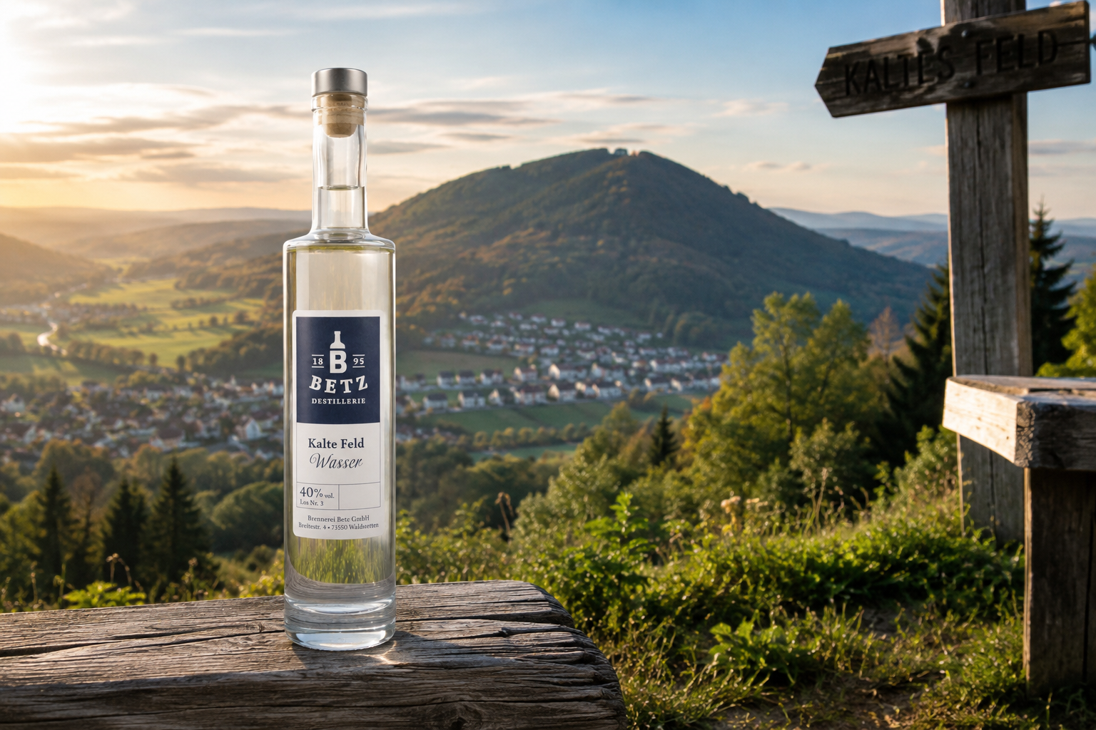 Kalte Feld Wasser 40 % vol.