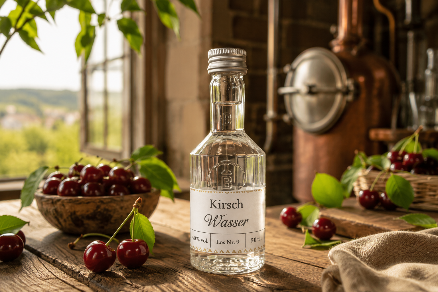 Kirschwasser 50 ml, 40 % vol.