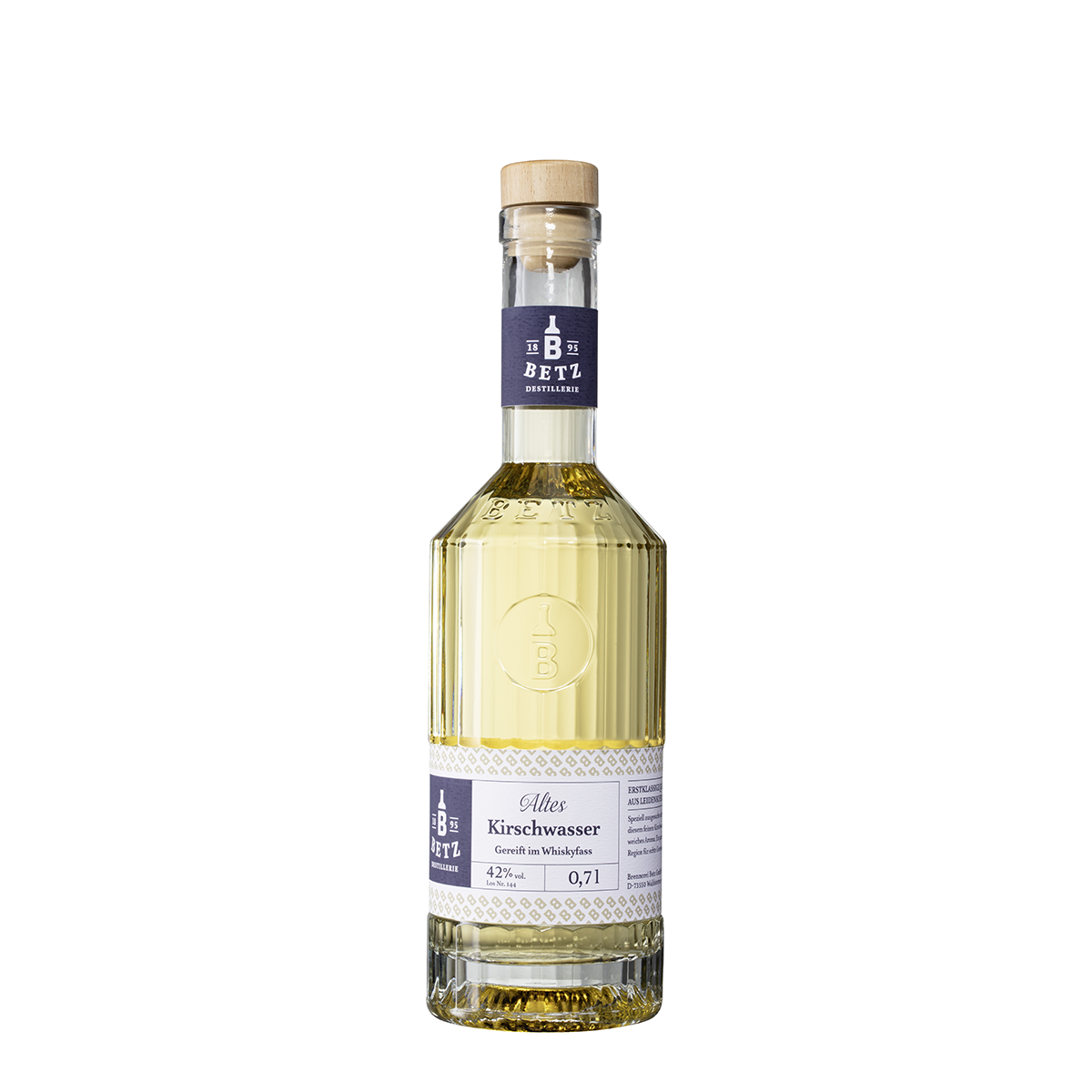 Altes Kirschwasser gereift im Whiskyfass, 42 % vol.