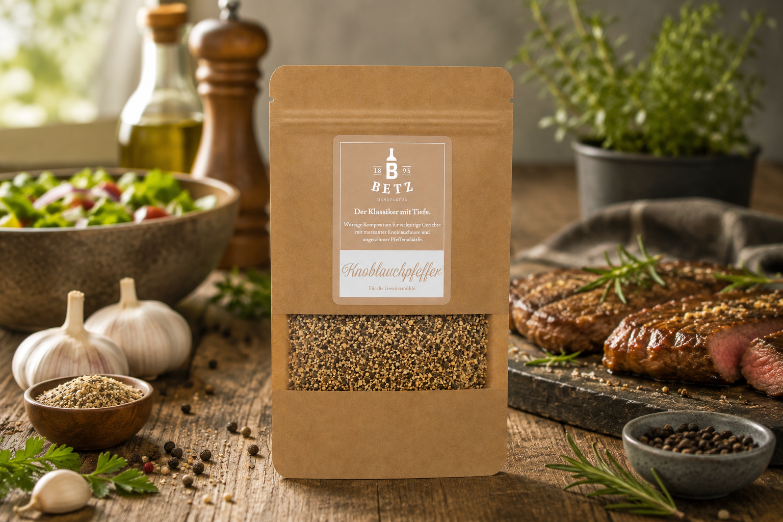 Knoblauchpfeffer in Mailingtüte, 20 g