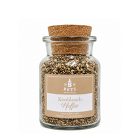Knoblauchpfeffer im Korkenglas, 85 g