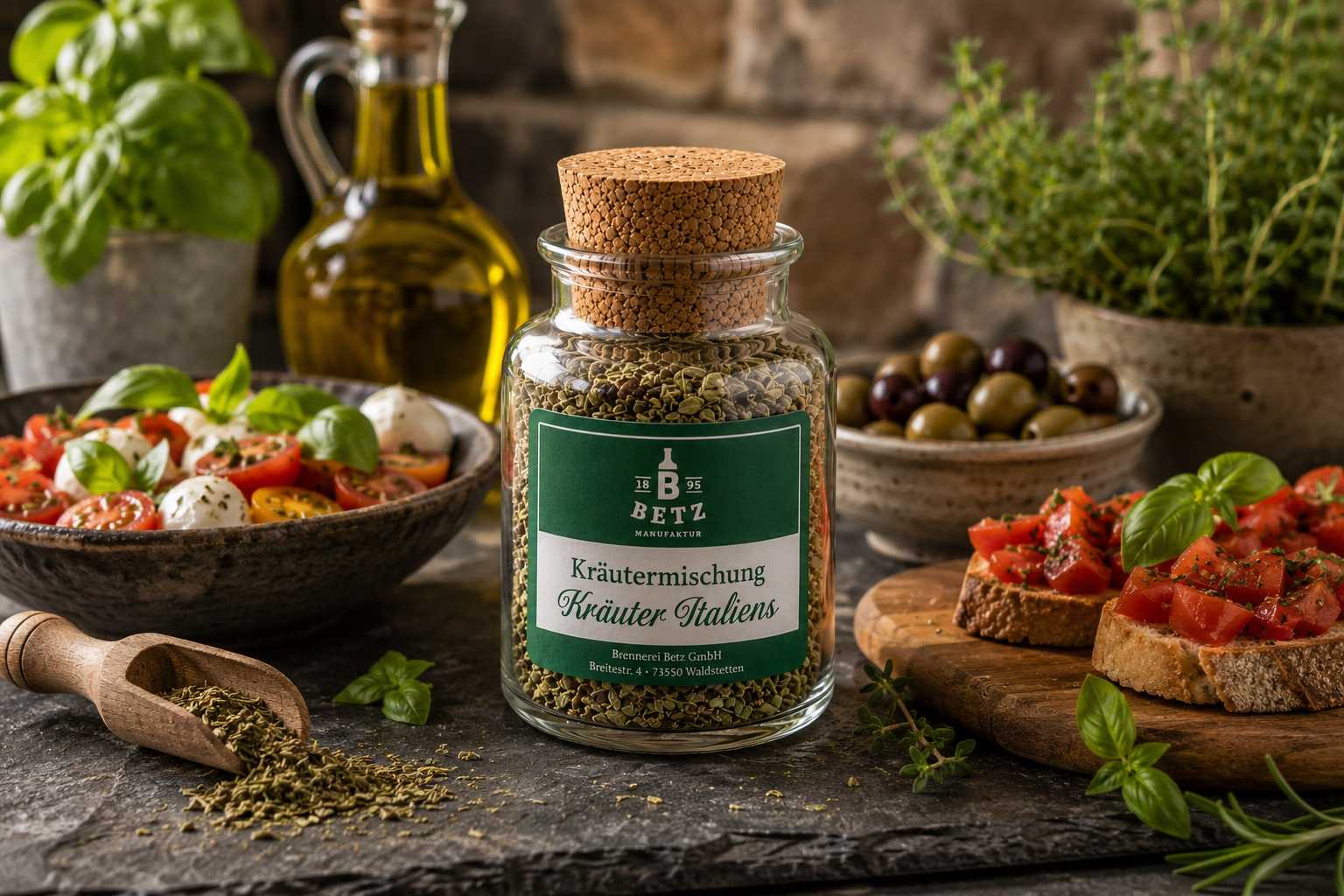 Kräuter Italiens im Korkenglas, 25 g
