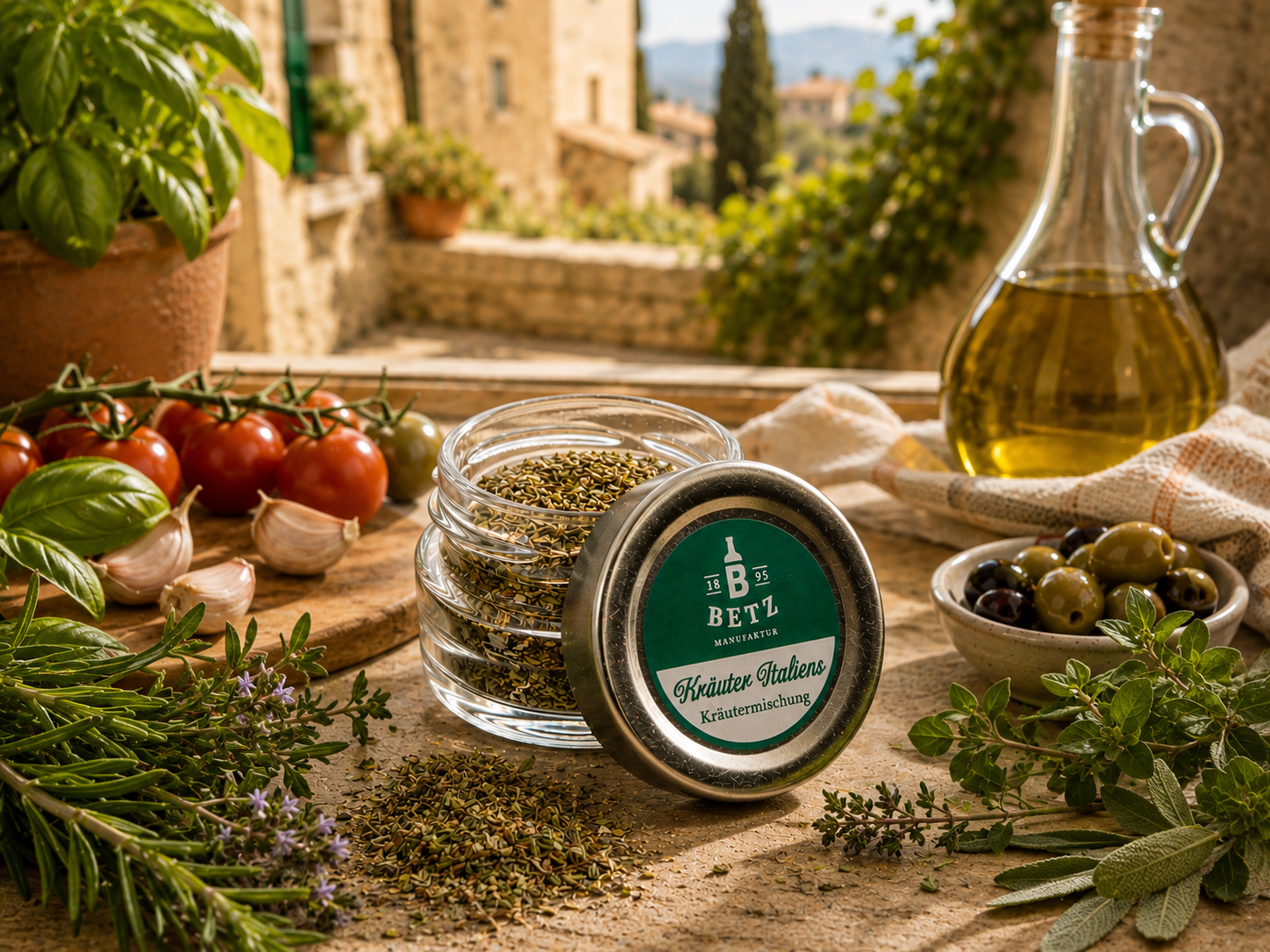 Kräuter Italiens im Schraubglas, 10 g
