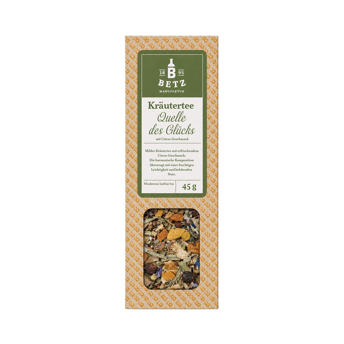 Kräutertee "Quelle des Glücks" in Präsentkartonage