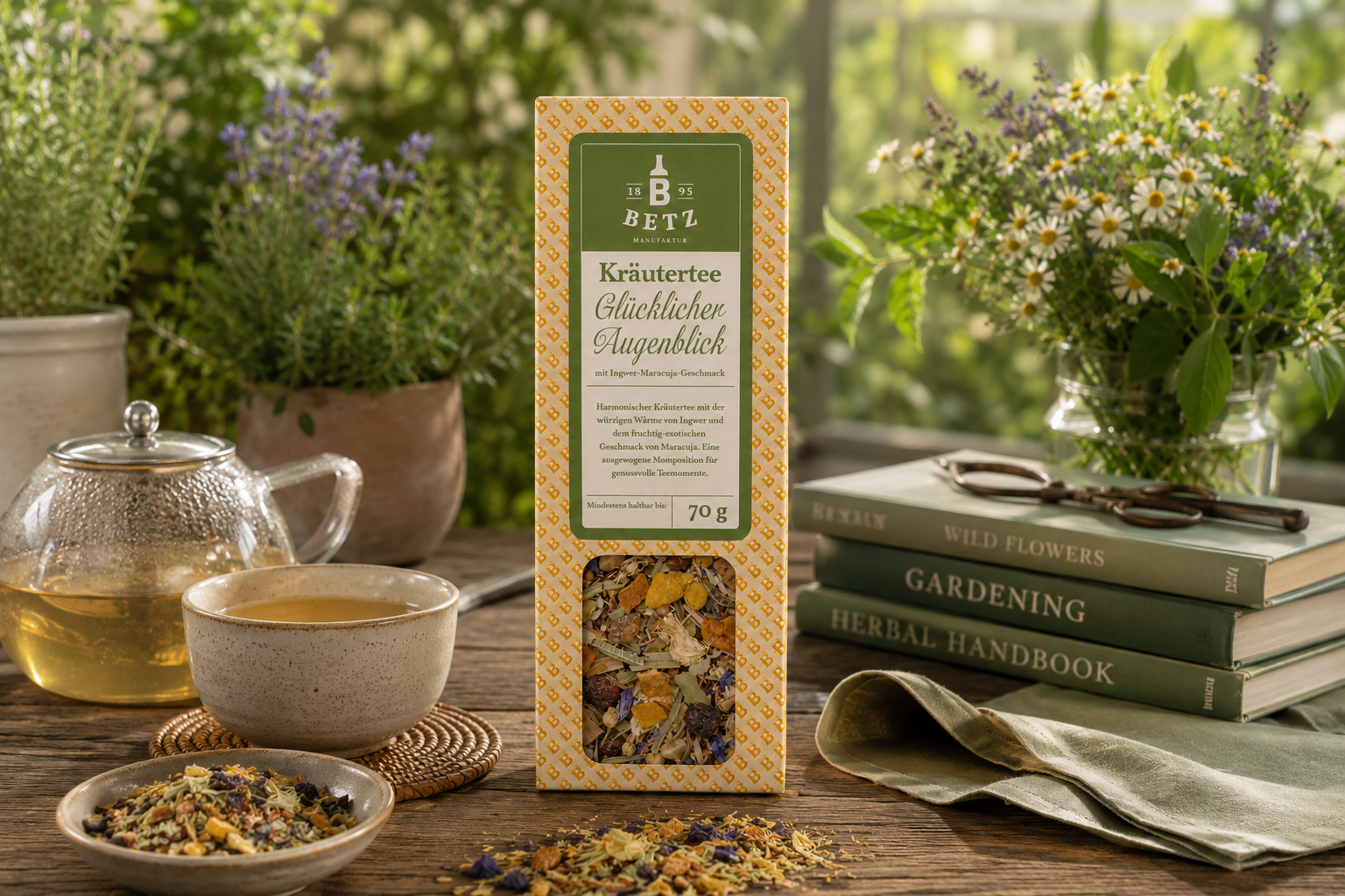Kräutertee "Glücklicher Augenblick" in Präsentkartonage