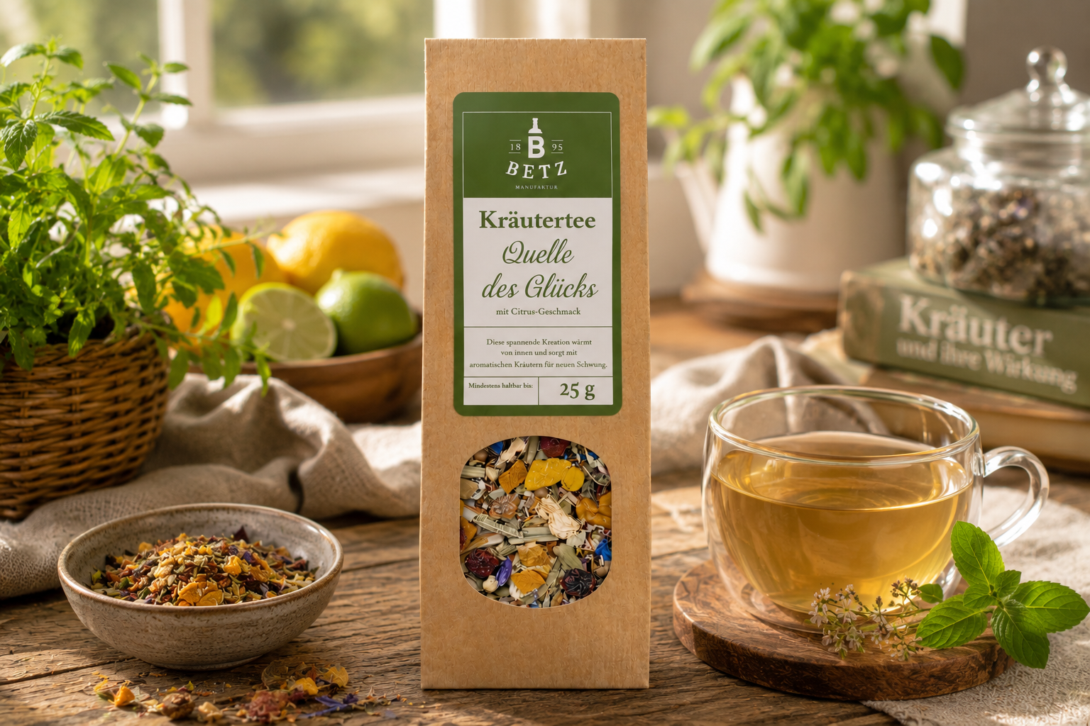 Kräutertee "Quelle des Glücks" in Papiertüte