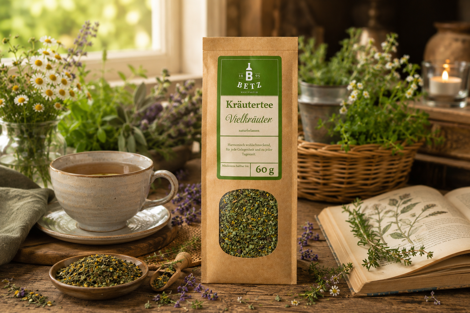 Kräutertee "Vielkräuter" in Papiertüte