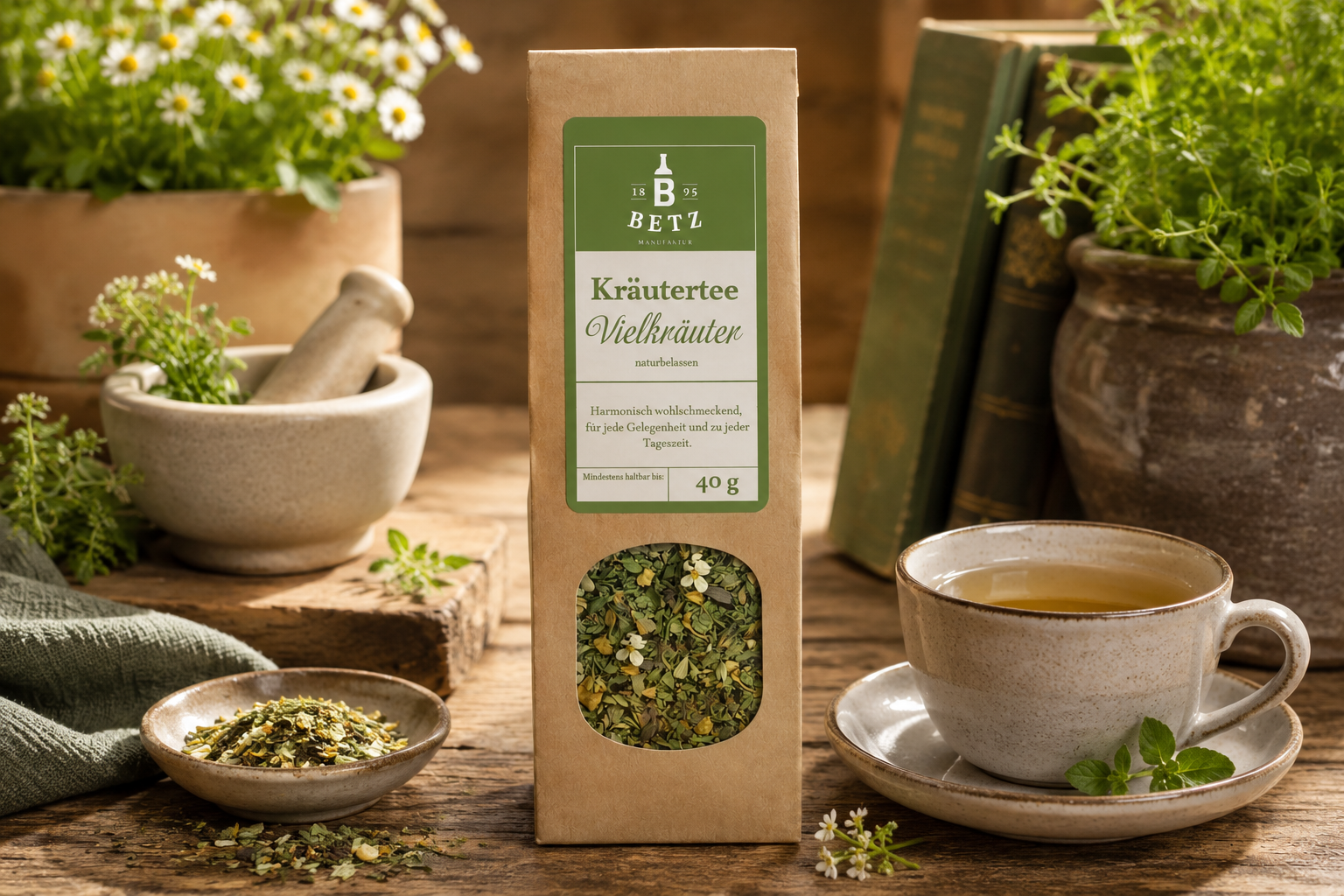 Kräutertee "Vielkräuter" in Papiertüte