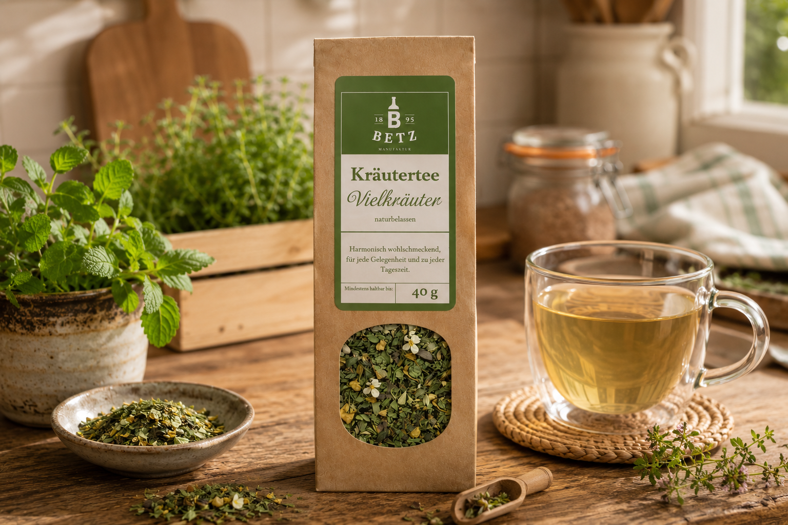 Kräutertee "Vielkräuter" in Papiertüte