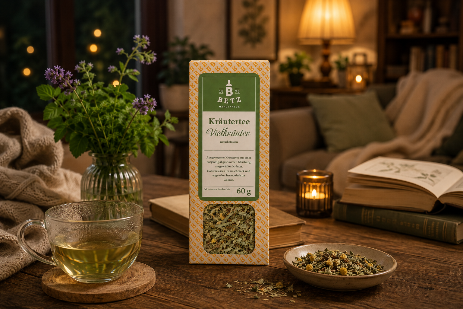 Kräutertee "Vielkräuter" in Präsentkartonage