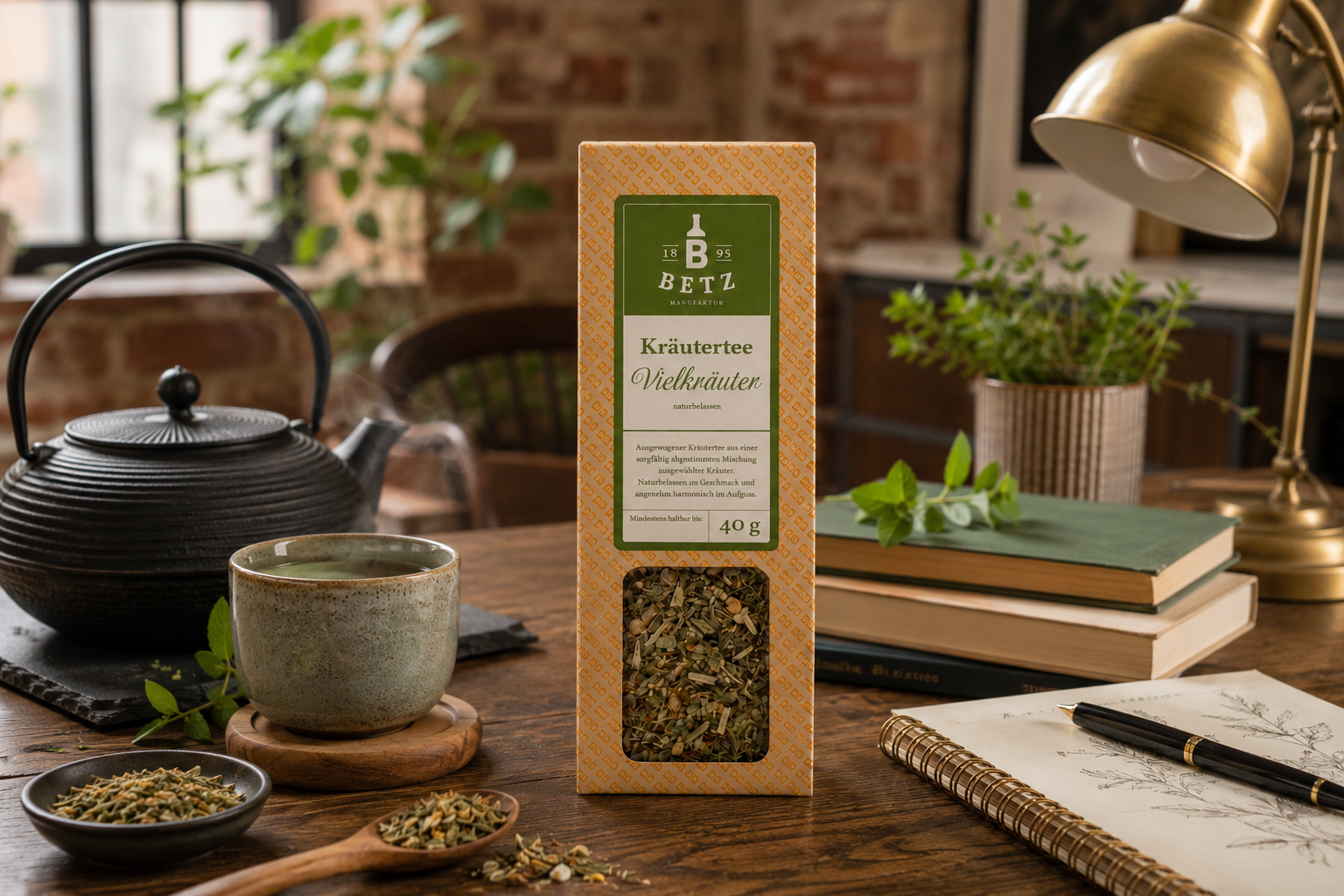 Kräutertee "Vielkräuter" in Präsentkartonage
