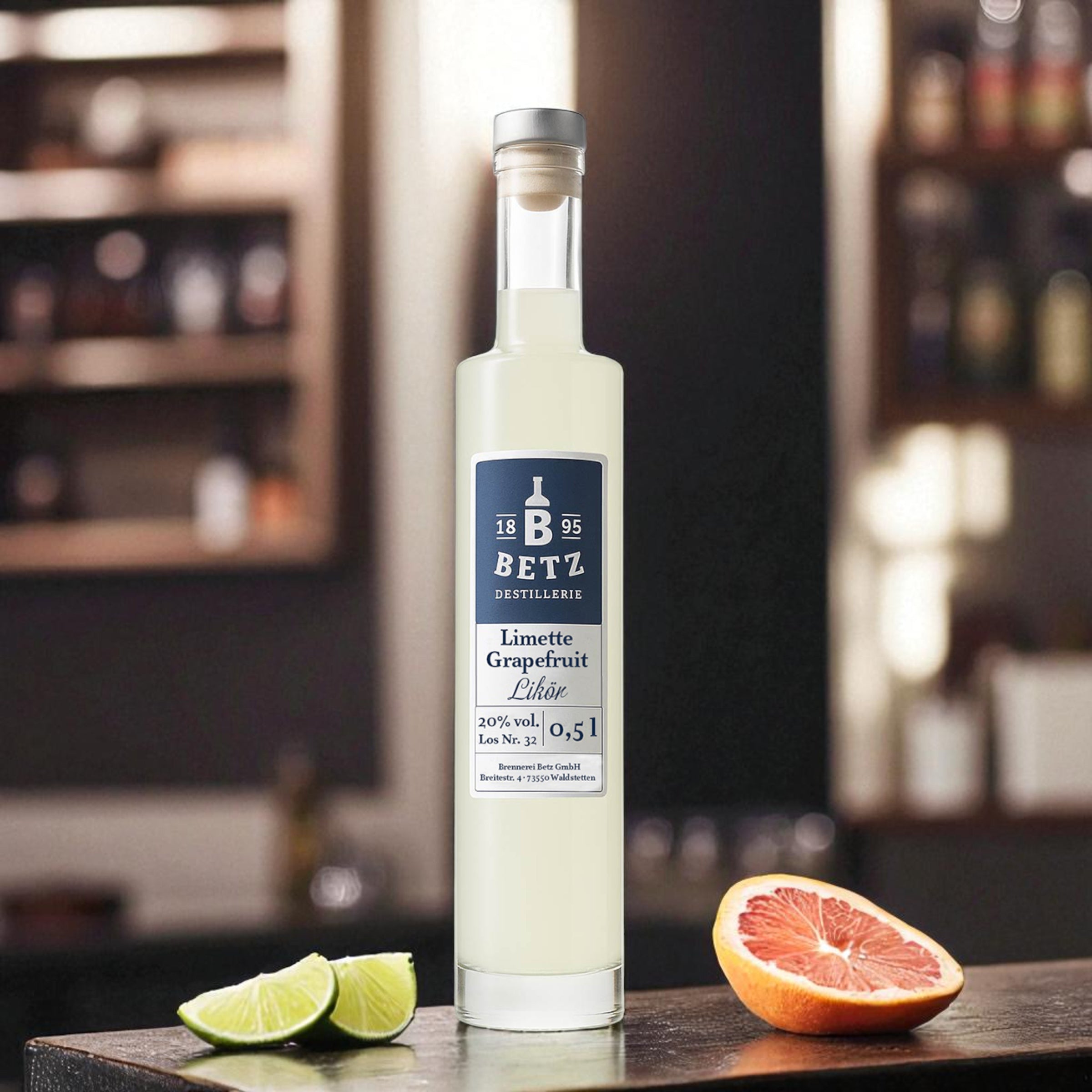 Limette-Grapefruit-Likör, 20 % vol.
