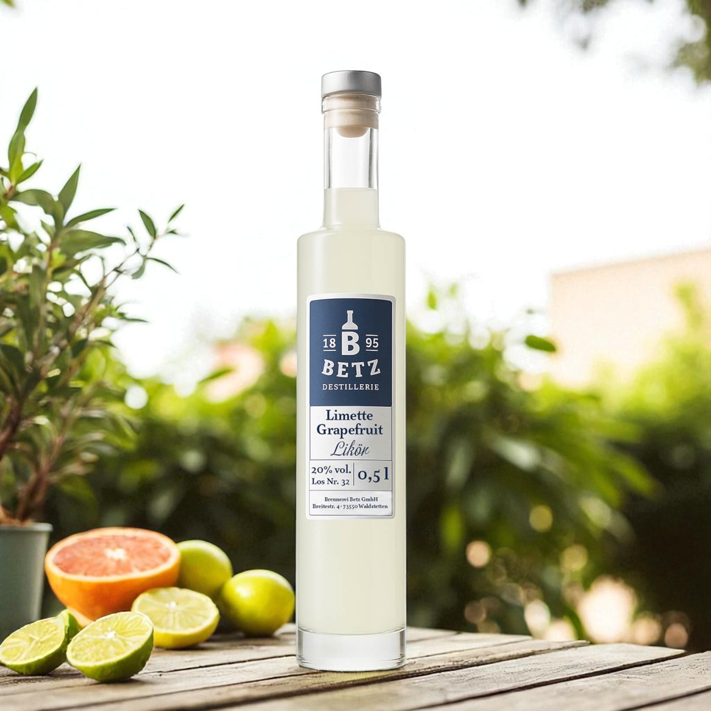 Limette-Grapefruit-Likör, 20 % vol.