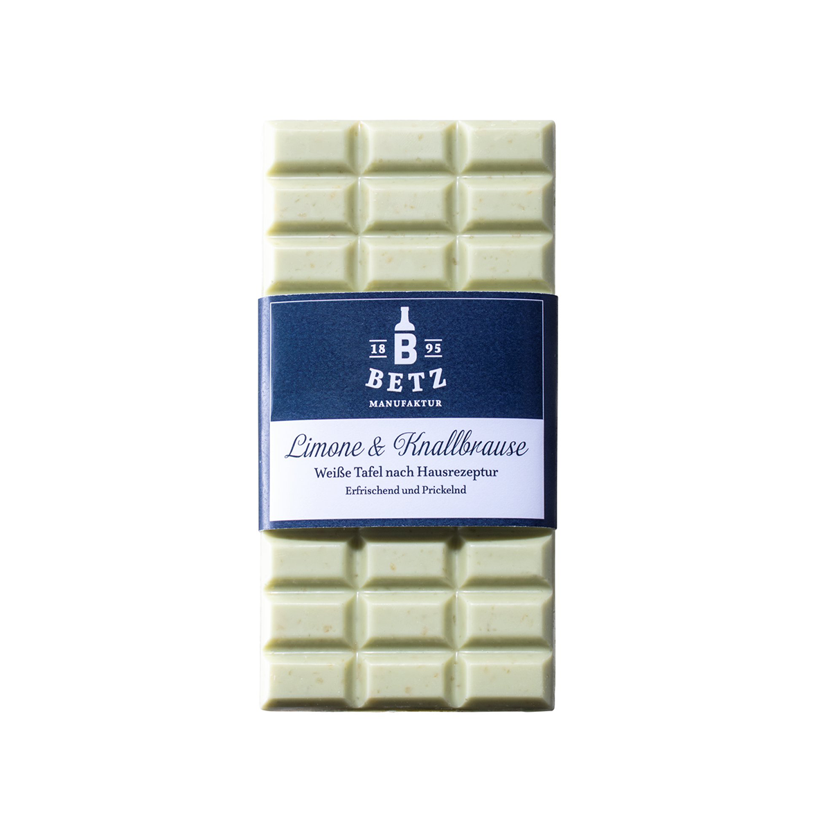 Schokolade "Limone & Brause" 100 g, handgeschöpft