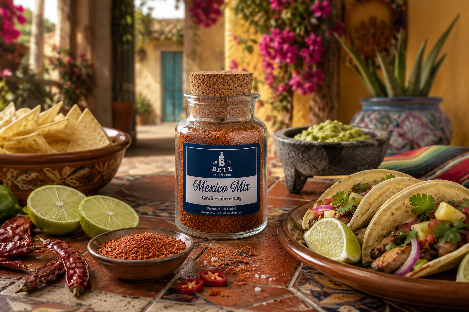 Mexico Mix Gewürzmischung im Korkenglas, 70 g
