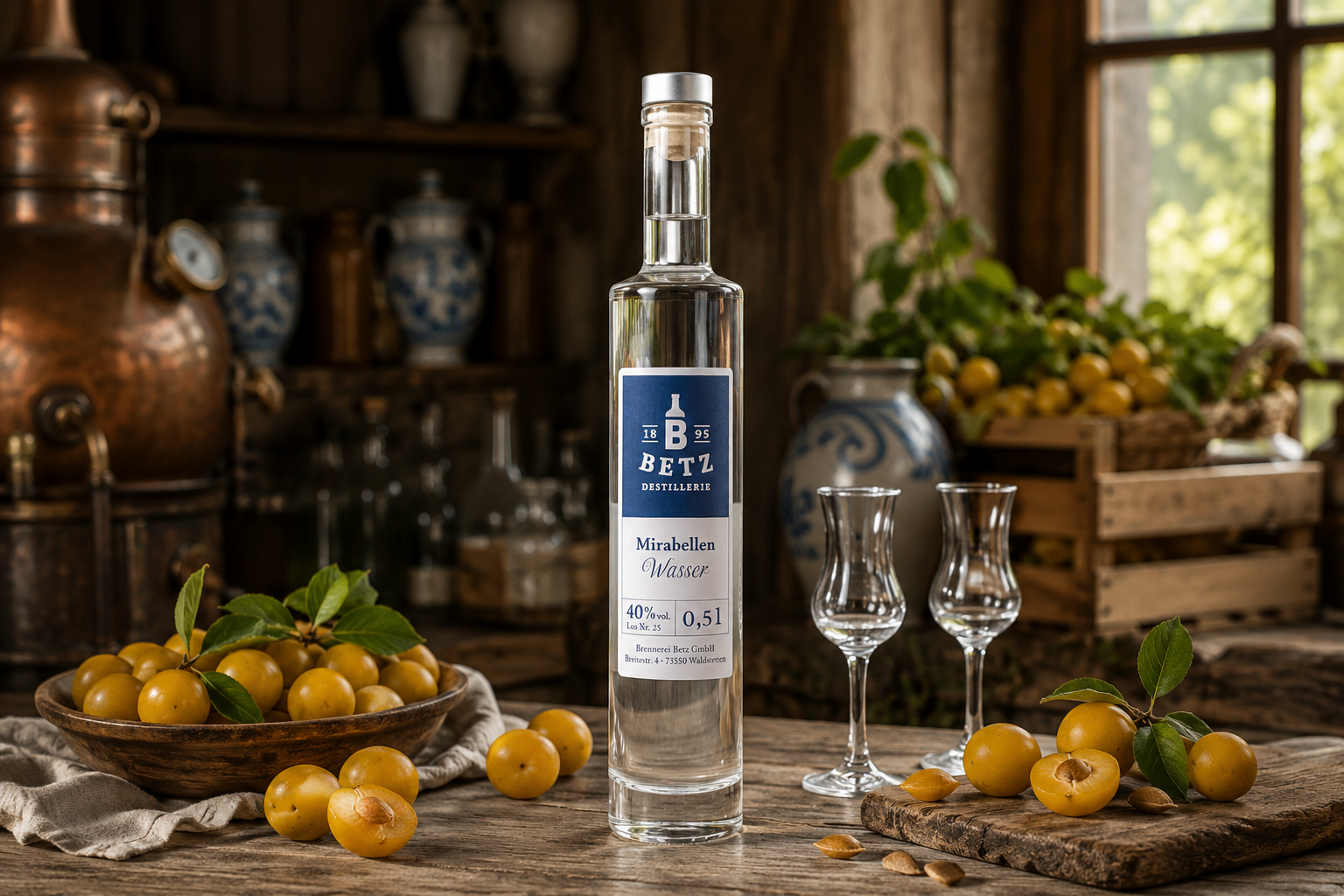 Mirabellenwasser 0,5 l,  40 % vol.