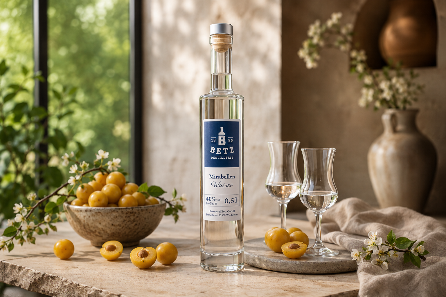 Mirabellenwasser 0,5 l,  40 % vol.