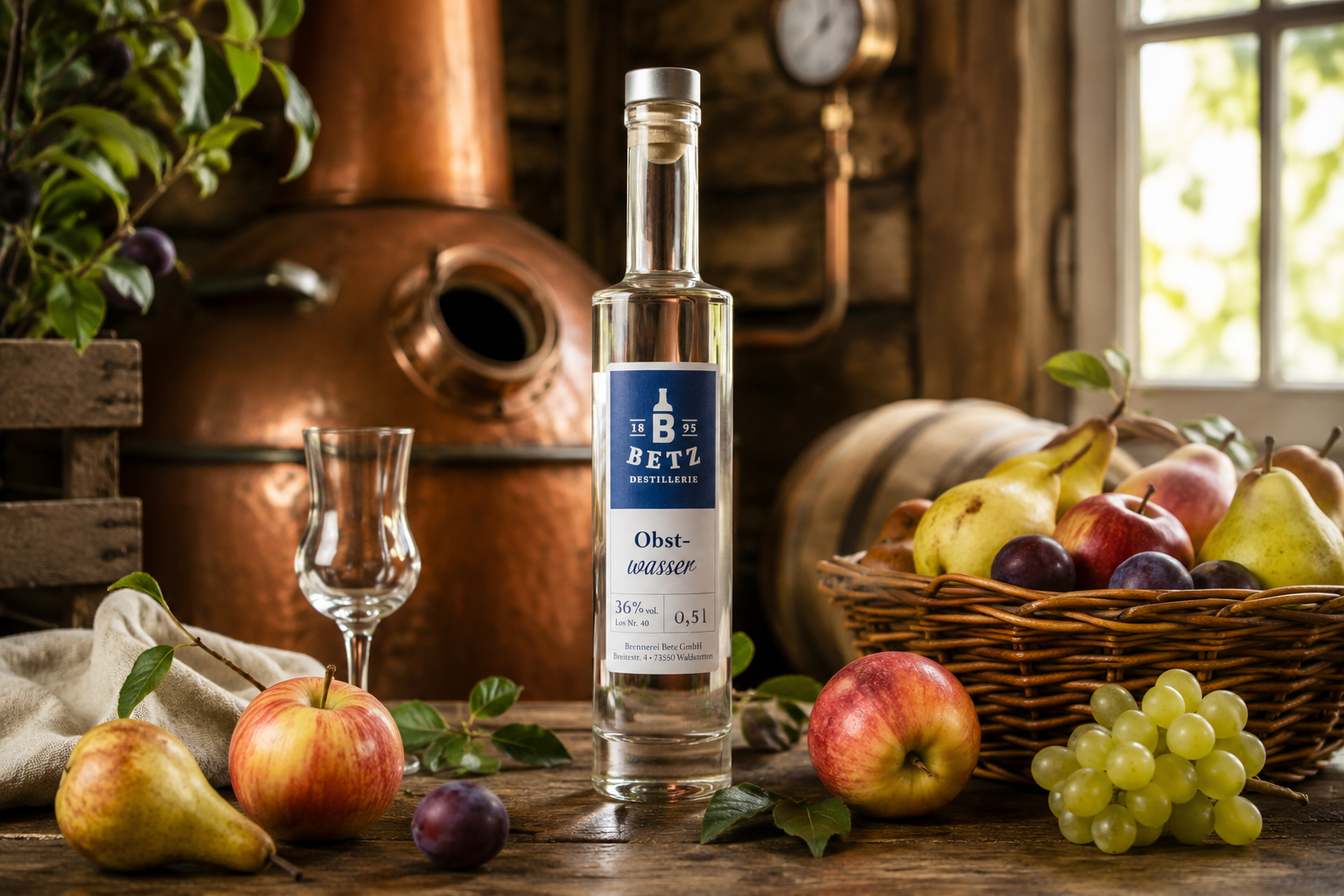 Obstwasser 38 % vol.