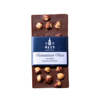 Schokolade "Piemonteser Nuss" 100 g, handgeschöpft