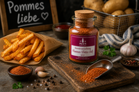 Pommes Frites Salz im Korkenglas, 155 g