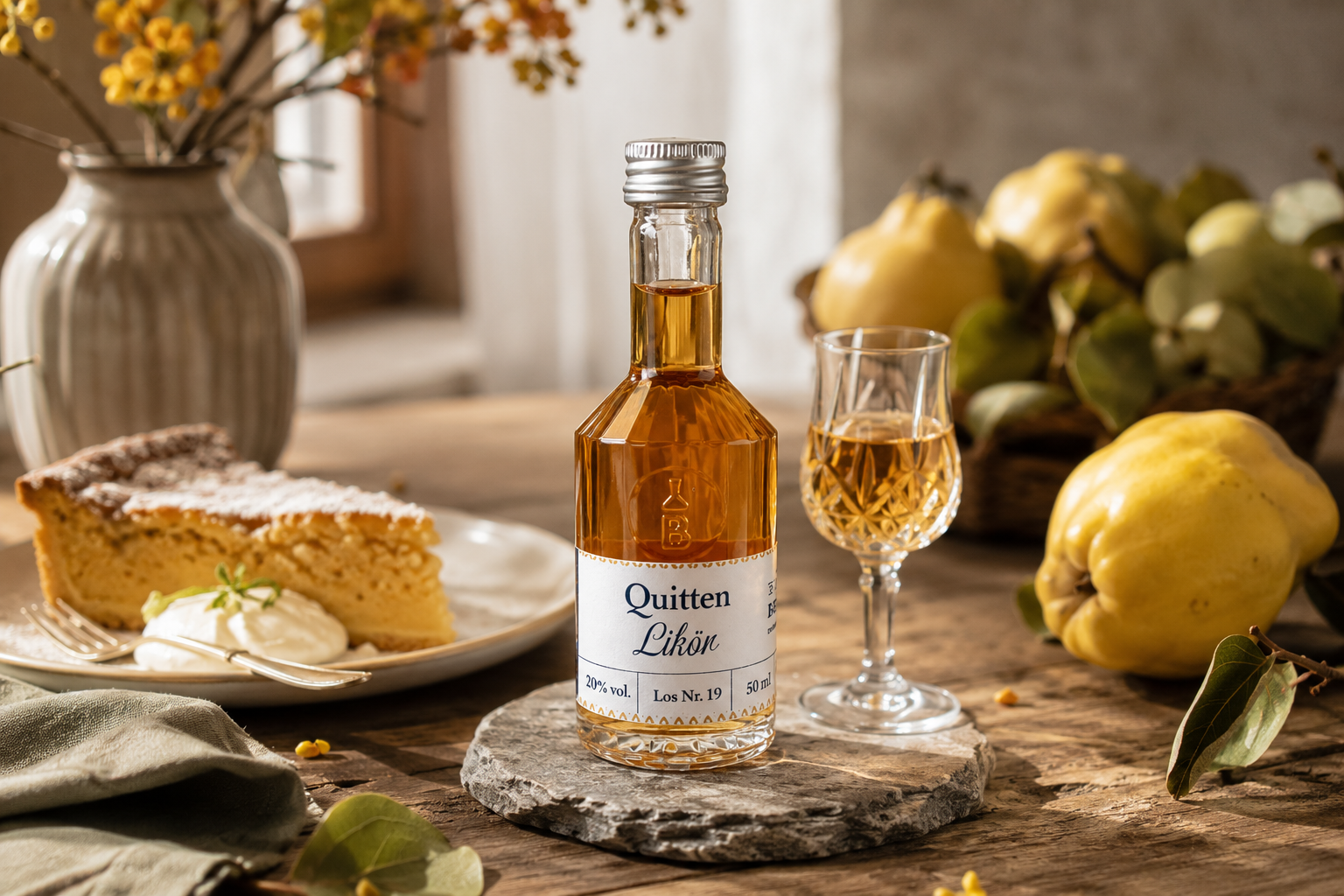 Quittenlikör, 20 % vol.