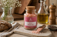 Rosa Steinsalz im Korkenglas, 170 g