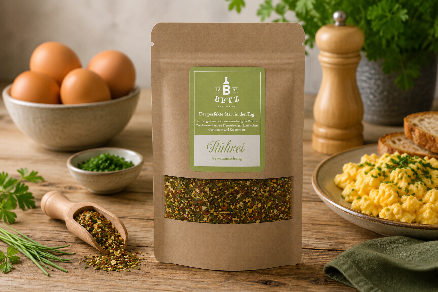 Rührei Gewürzmischung in Mailingtüte, 15 g