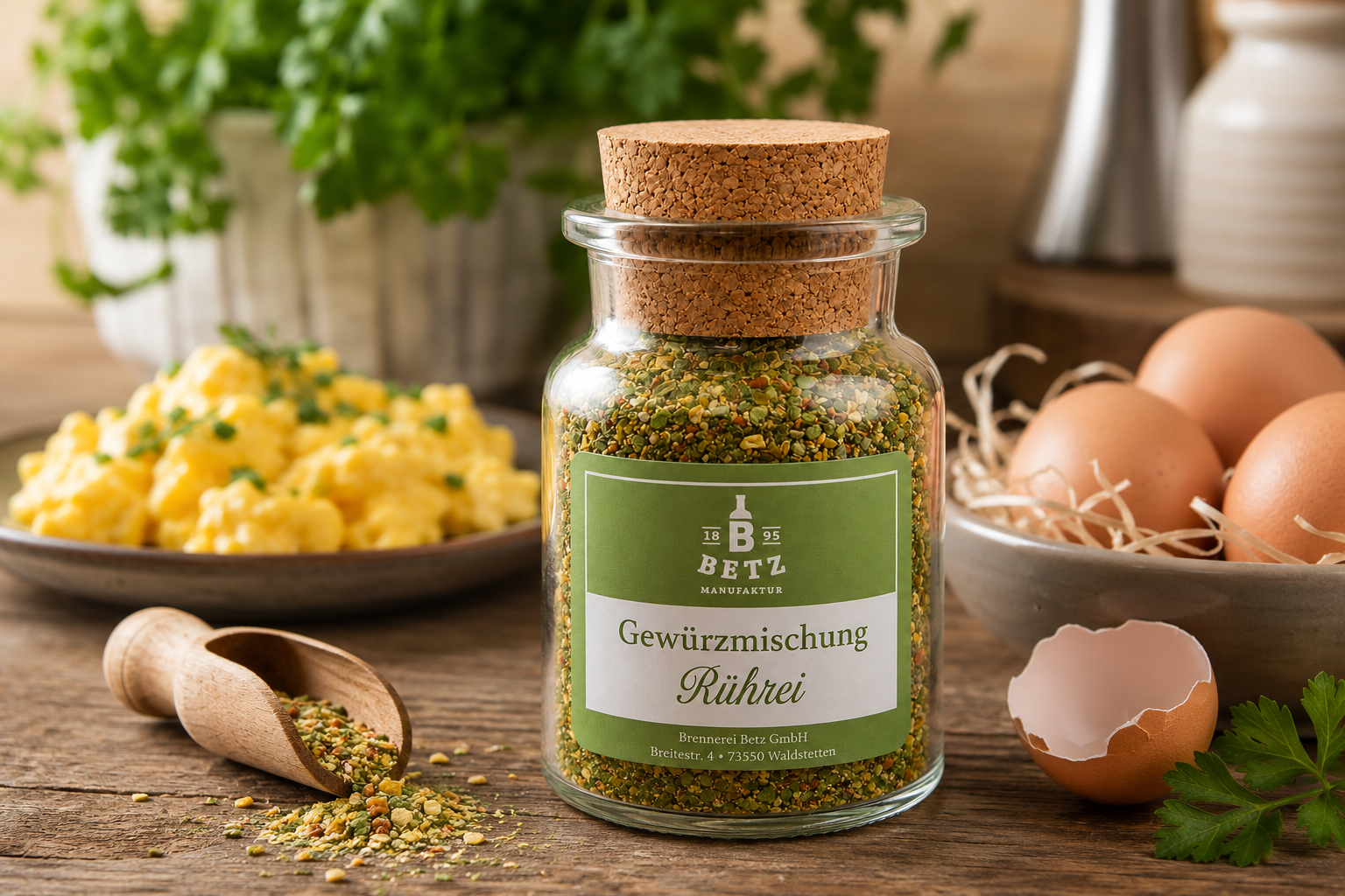 Rührei Gewürzmischung im Korkenglas, 90 g