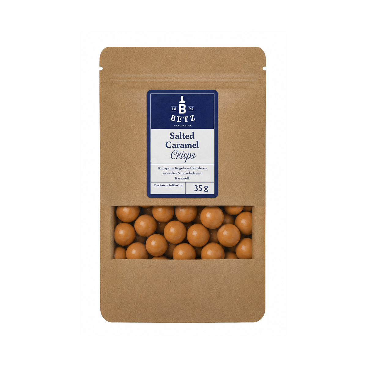 Salted Caramel Crisps 35 g in Mailingtüte