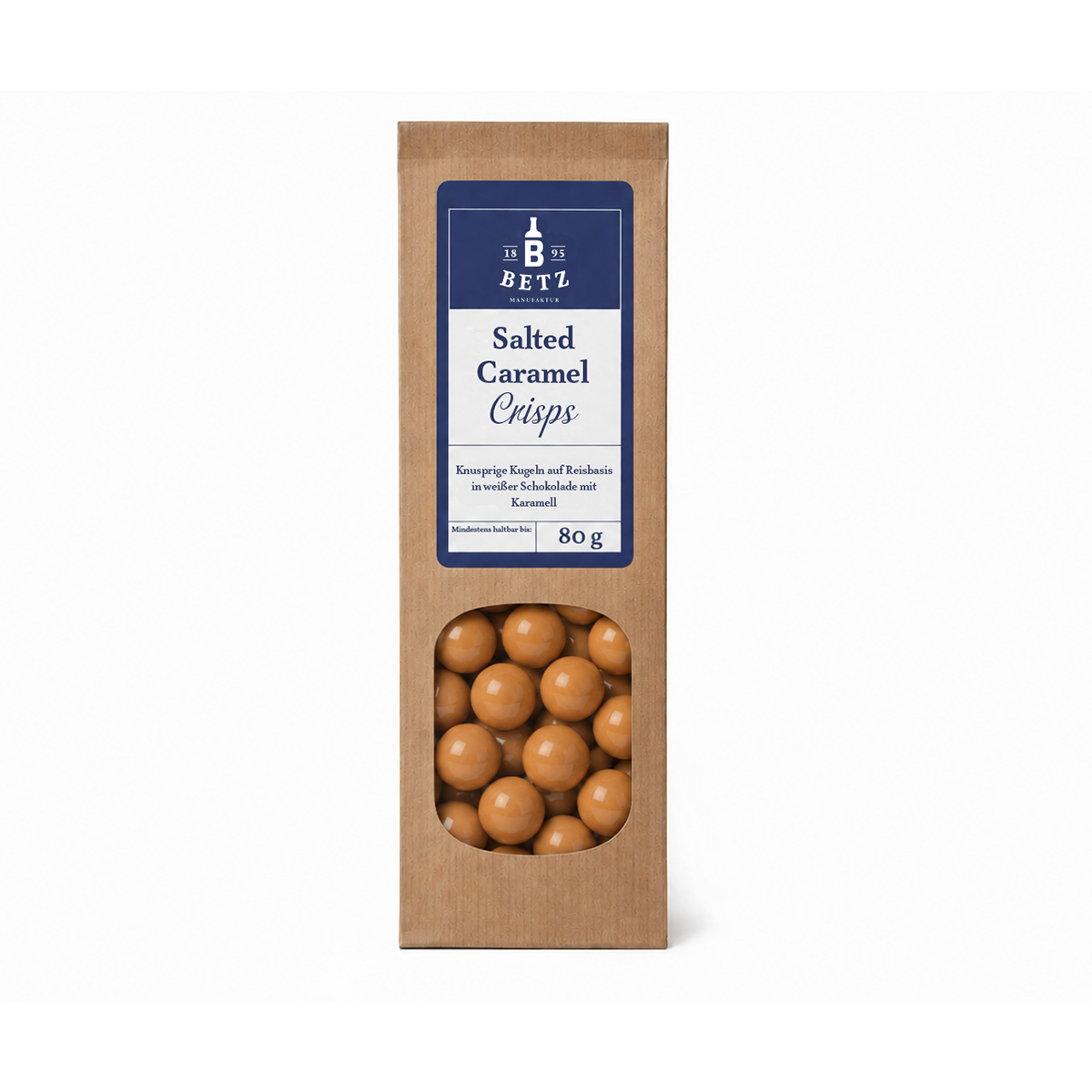 Salted Caramel Crisps 80 g in Papiertüte