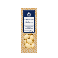 Schokolierte Erdbeeren 80 g in Präsentkartonage
