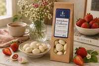 Schokolierte Erdbeeren 80 g in Papiertüte