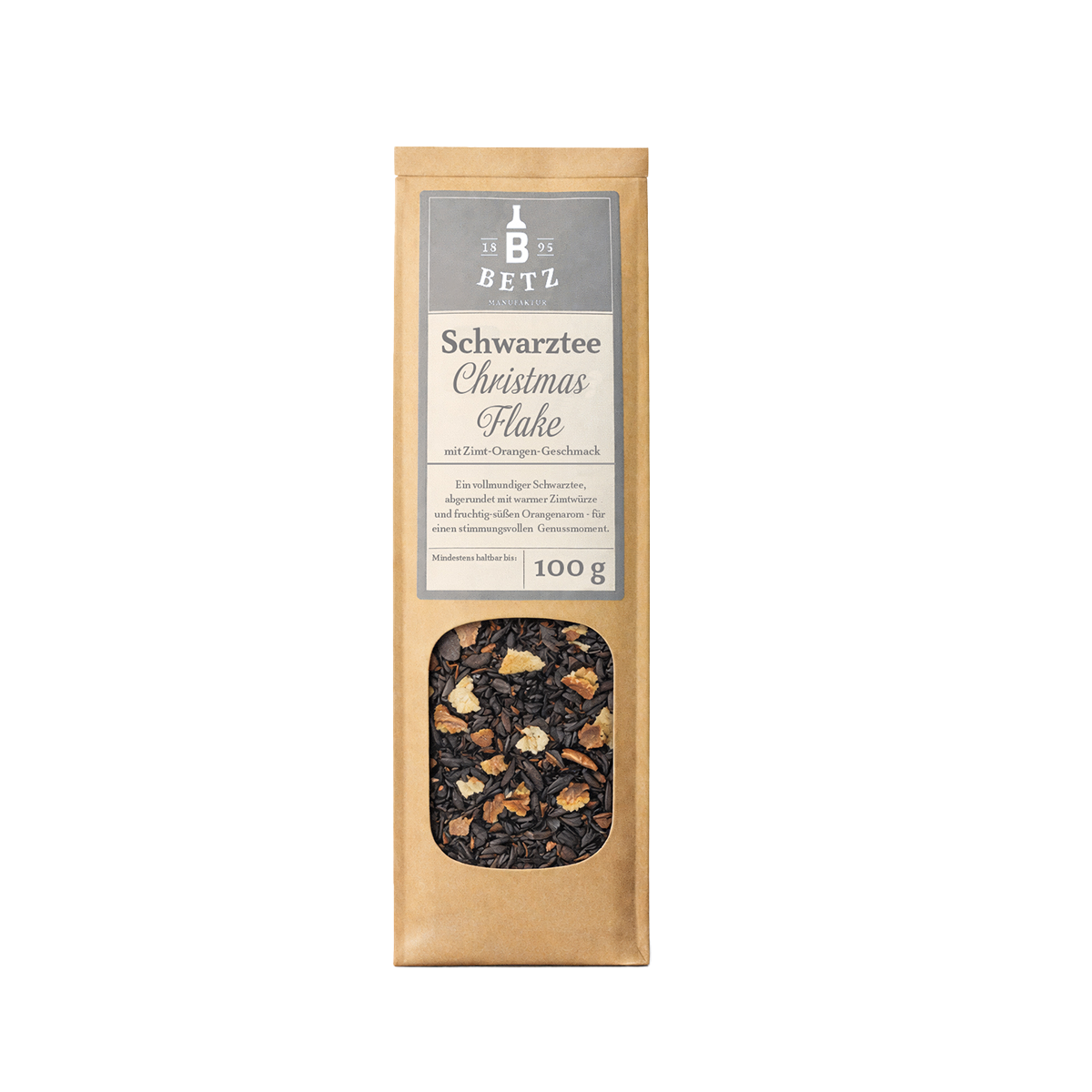 Schwarztee "Christmas Flake" in Papiertüte