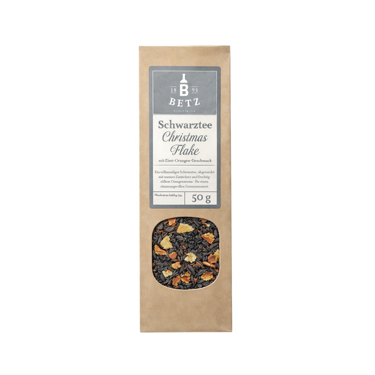 Schwarztee "Christmas Flake" in Papiertüte
