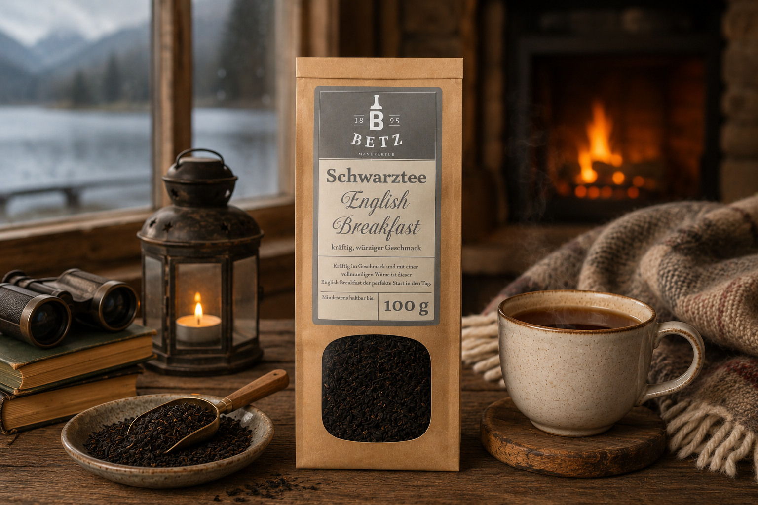Schwarztee "English Breakfast" in Papiertüte