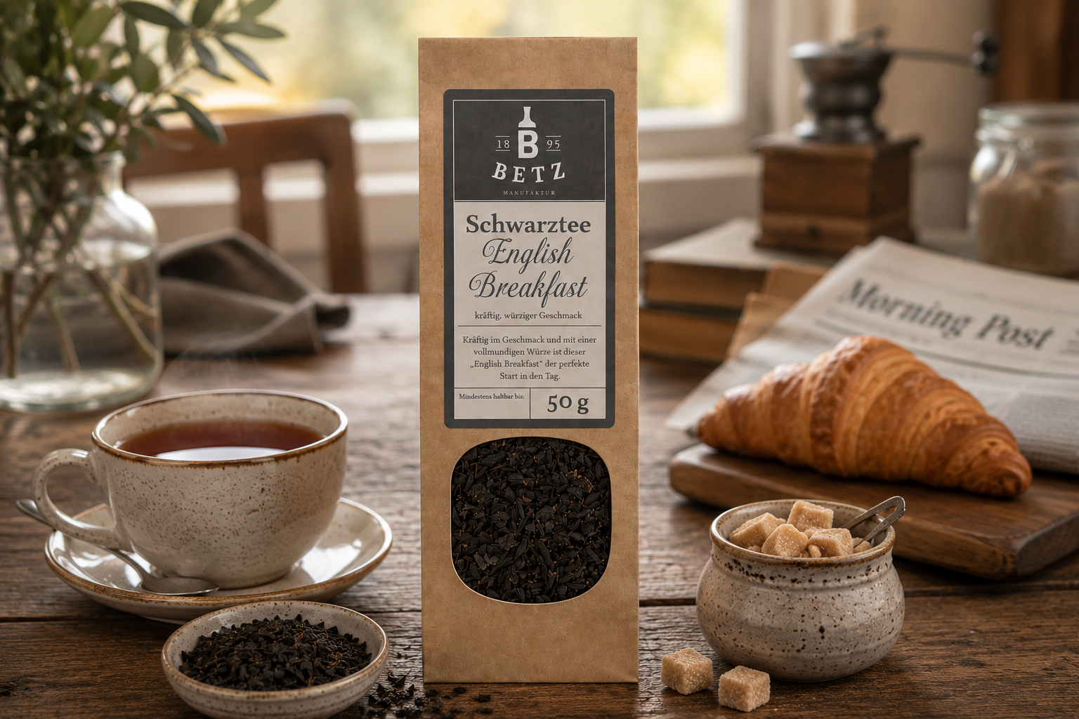 Schwarztee "English Breakfast" in Papiertüte