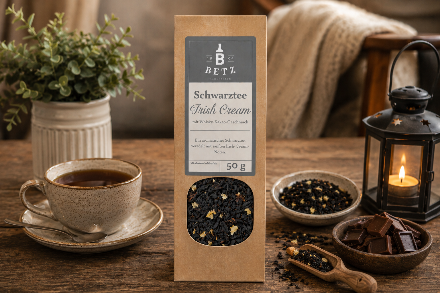Schwarztee "Irish Cream" in Papiertüte