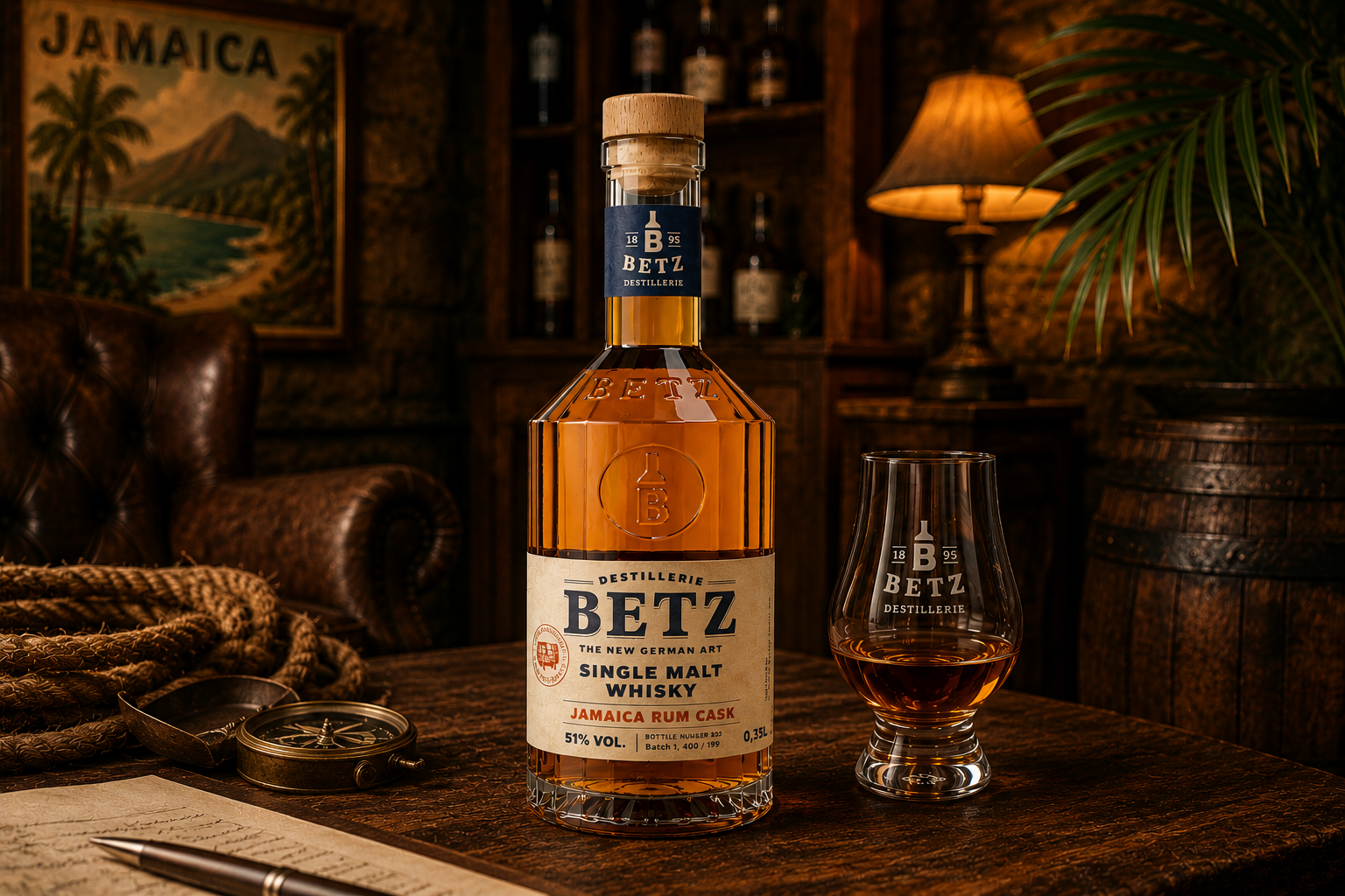 Single Malt Whisky, Jamaica Rum Cask, 51 % vol.
