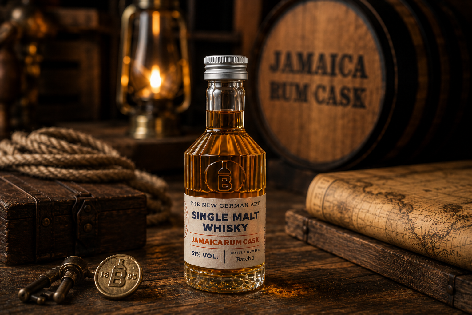 Single Malt Whisky, Jamaica Rum Cask, 51 % vol.