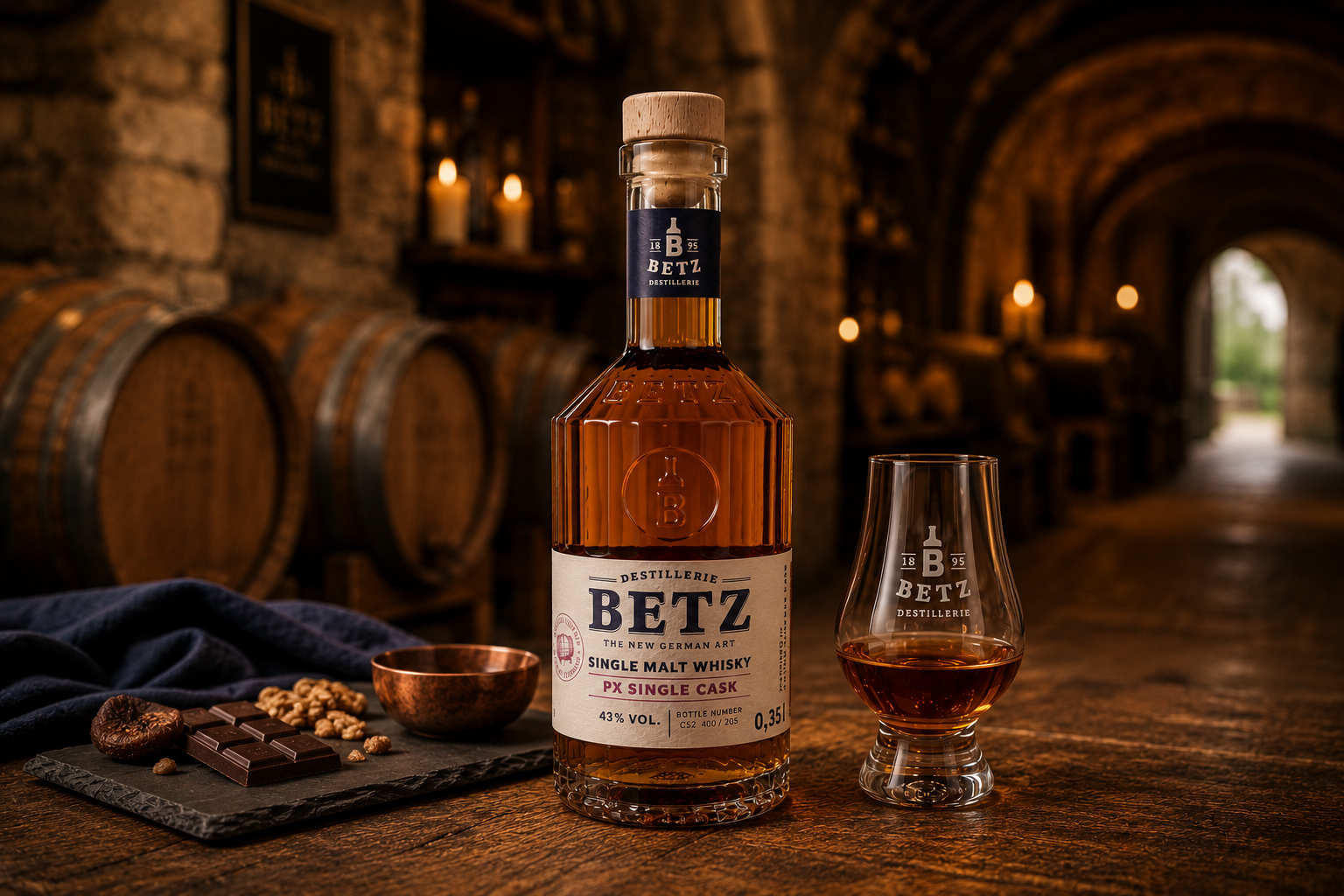 Single Malt Whisky, PX Single Cask 43 % vol.