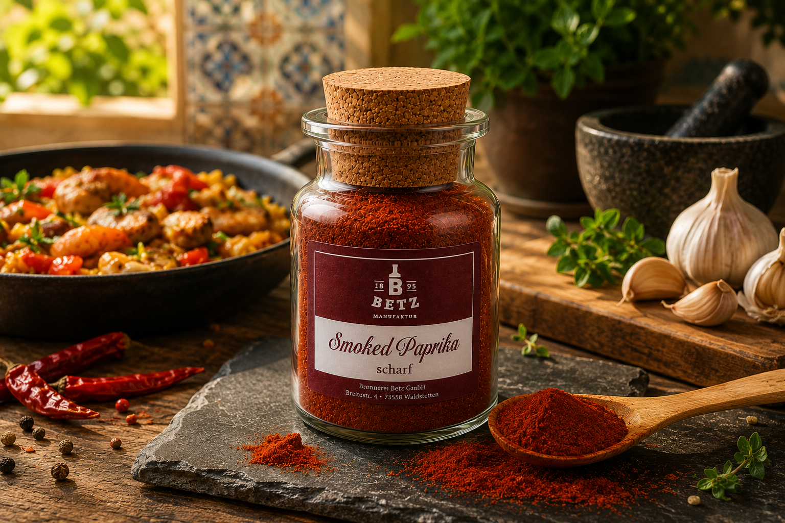 Smoked Paprika Gewürz im Korkenglas 70 g