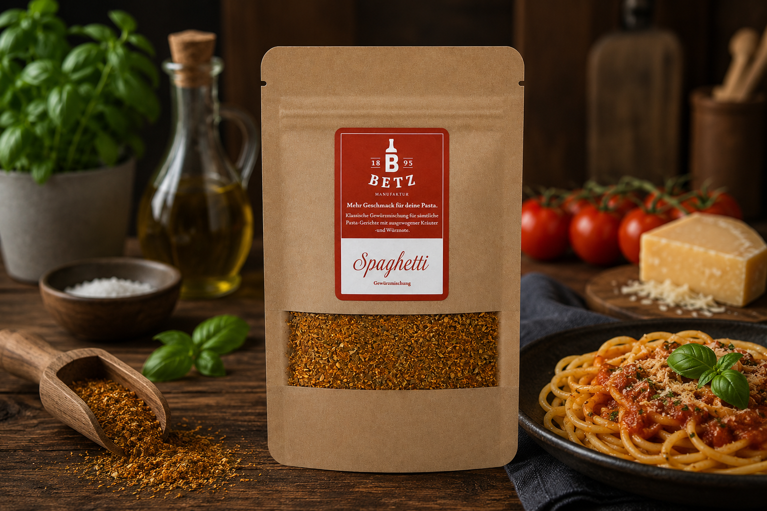 Spaghetti Gewürzmischung in Mailingtüte, 20 g
