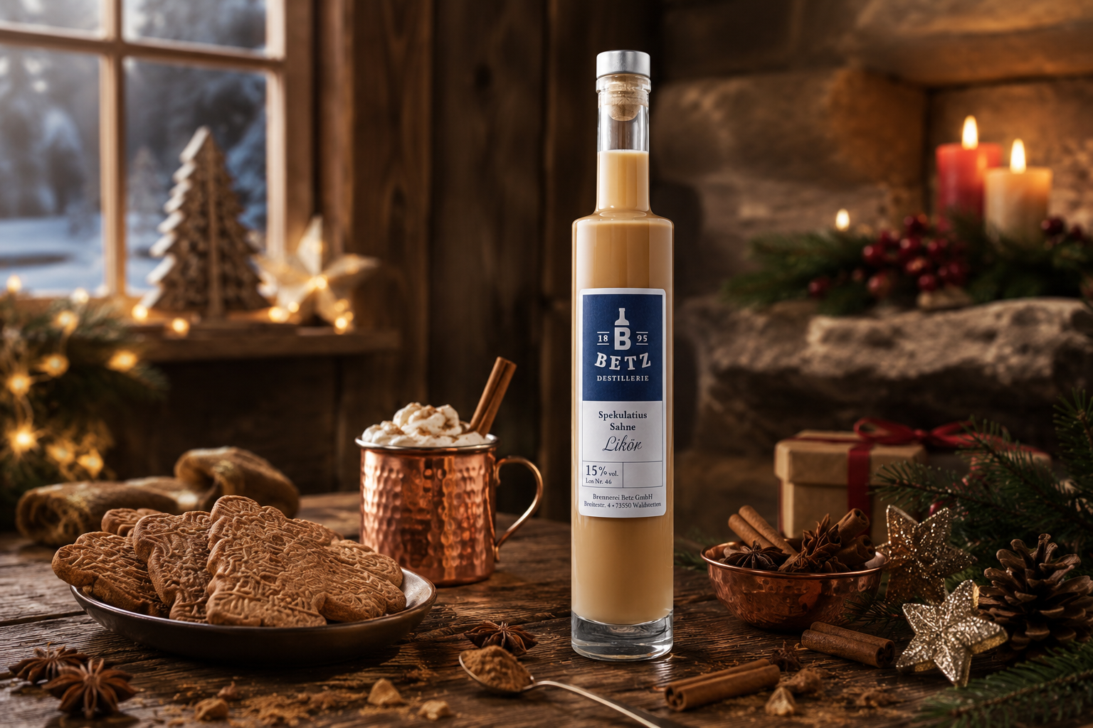 Spekulatius-Sahne-Likör, 15 % vol.