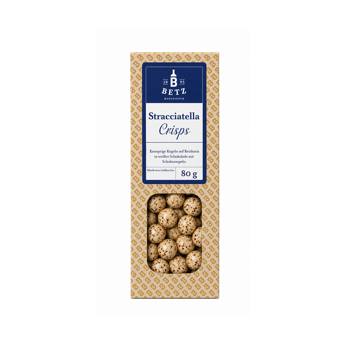 Stracciatella Crisps 80 g in Präsentkartonage