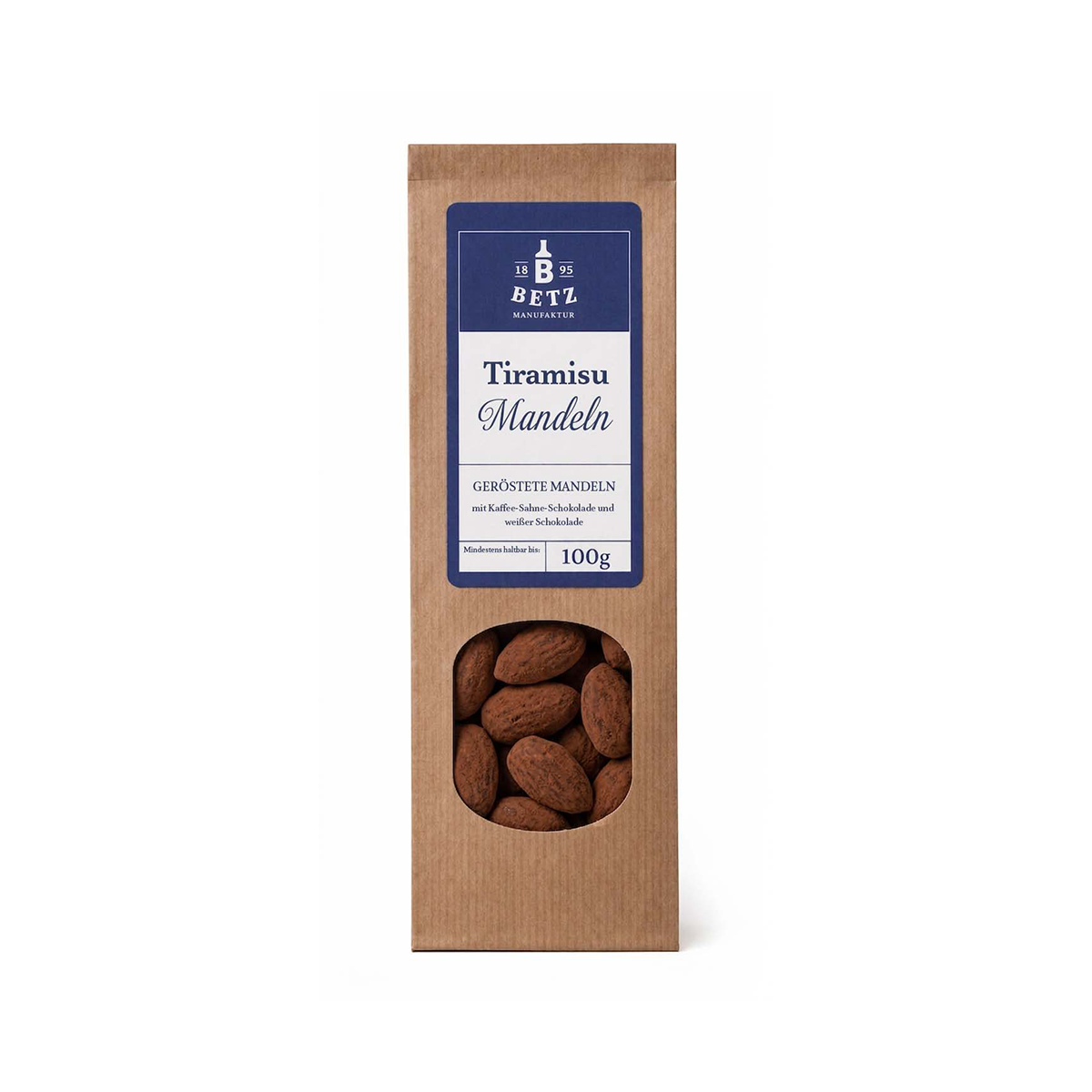 Tiramisu-Mandeln 100 g in Papiertüte