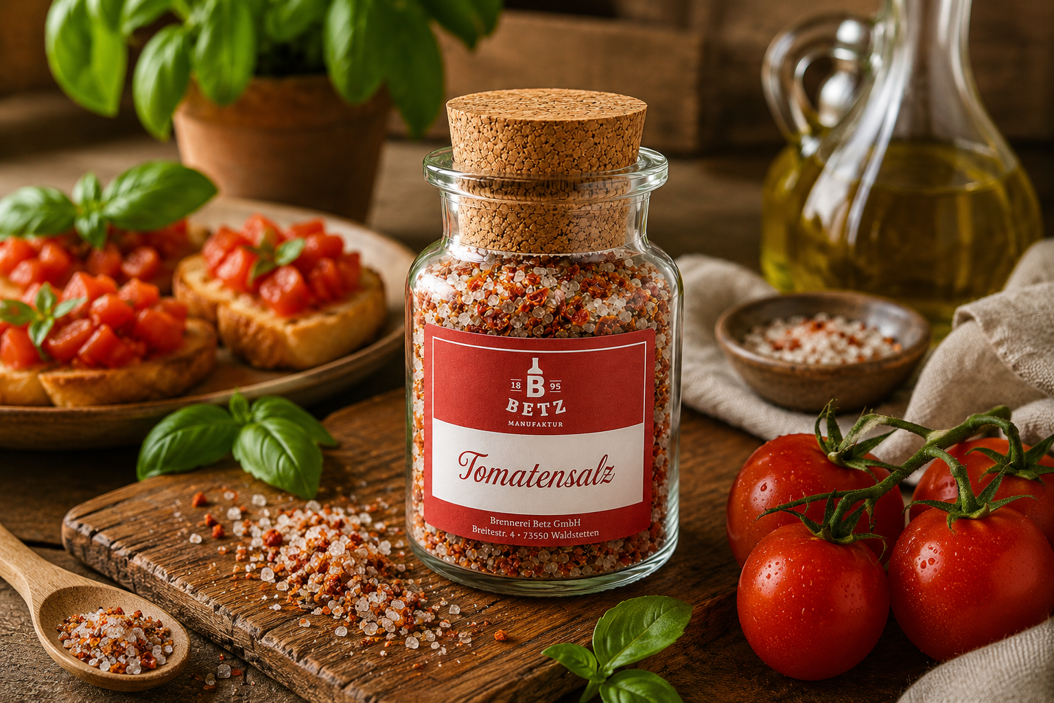 Tomatensalz im Korkenglas, 120 g