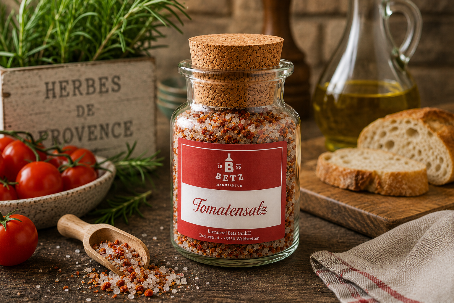 Tomatensalz im Korkenglas, 120 g