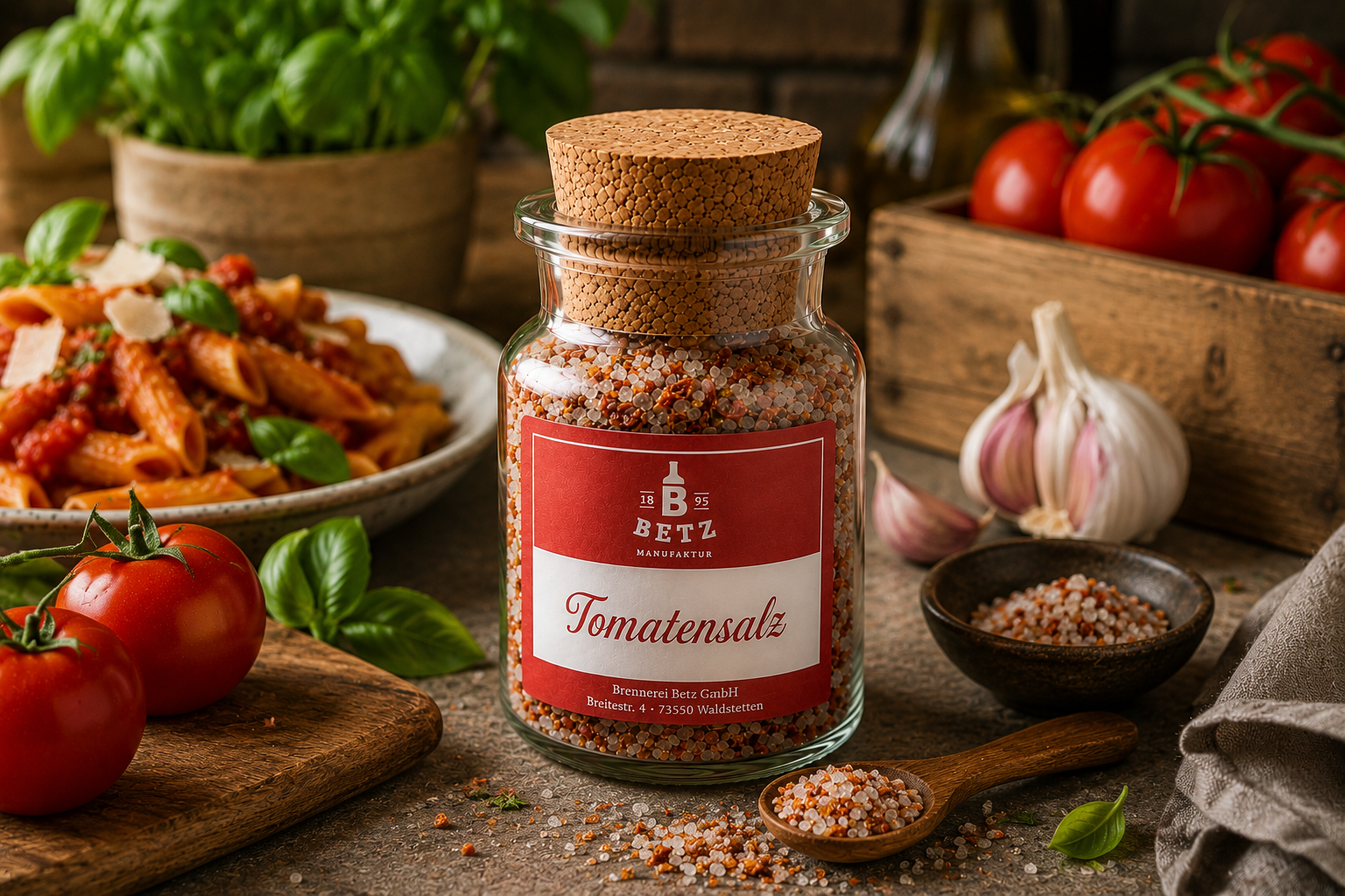 Tomatensalz im Korkenglas, 120 g