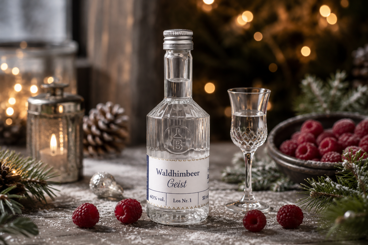 Waldhimbeergeist 50 ml, 40 % vol.