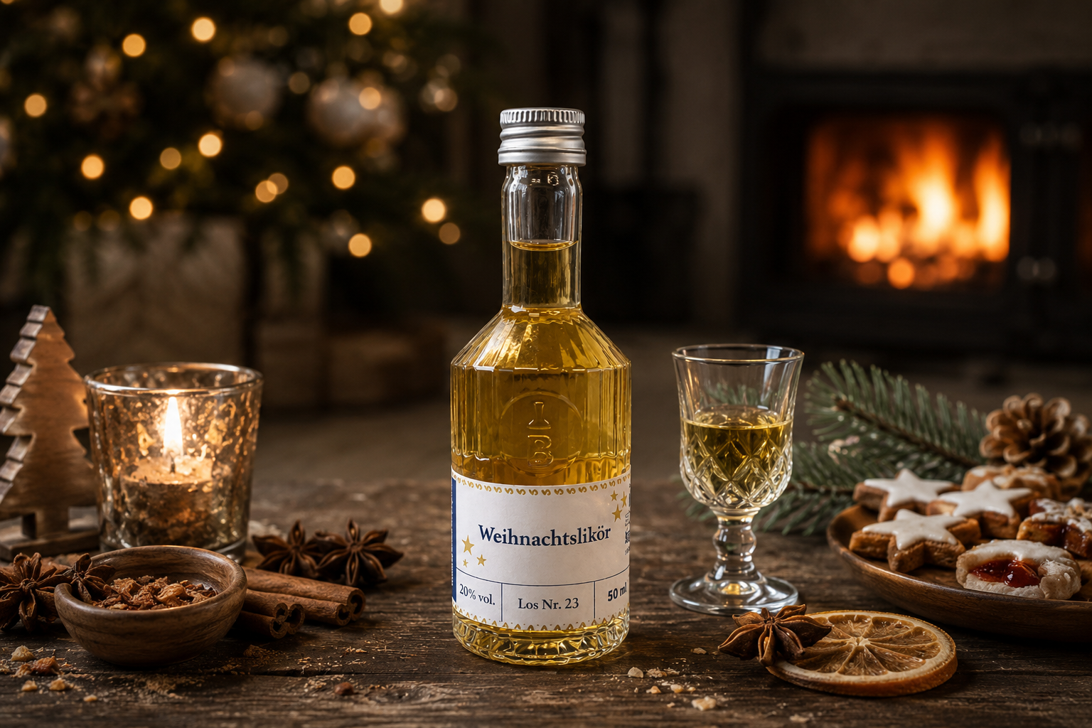 Weihnachtslikör 50 ml, 20 % vol.